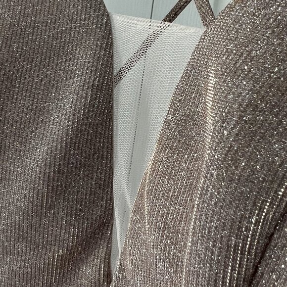 Size 7 Crystal Doll A-Line Sparkle Gown *with pockets!* - Picture 5 of 7